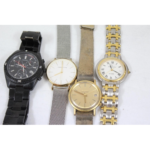 1303 - Qty of assorted watches to inc a vintage Bulova Accutron in gold plated case