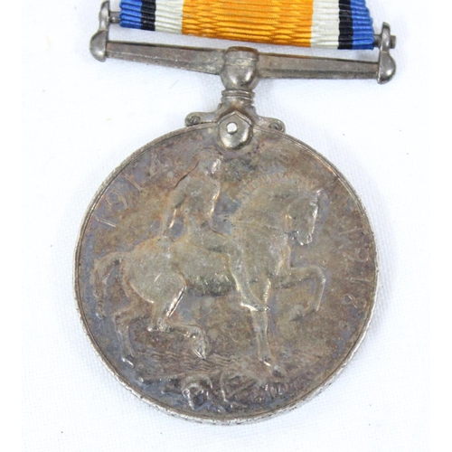 1401 - WW1 medal trio on bar named to 9757 Private G. Ablett of the Welsh Regiment