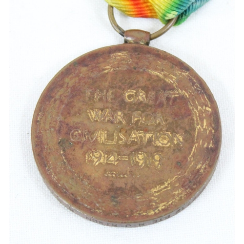 1406 - Pair of WW1 medals name to 202712 Private H.J. Rixon of the Royal Berkshire Regiment