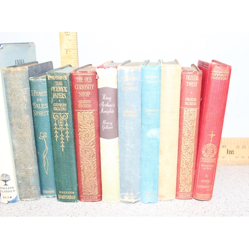 502 - Qty of assorted antique and vintage books, mainly 19th century