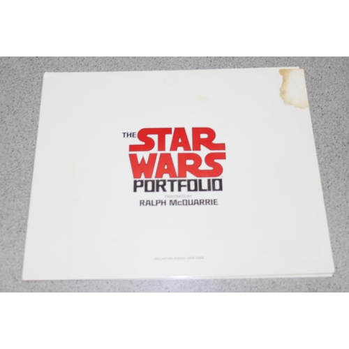 1541 - The Star Wars Portfolio by Ralph McQuarrie 1977, containing 21 prints and cover sheet in case