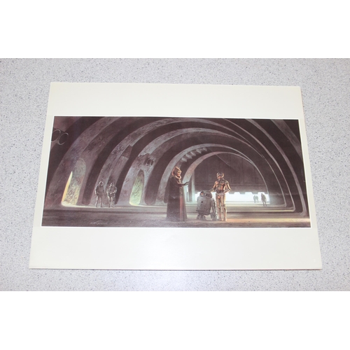 1542 - Star Wars Return of the Jedi Portfolio by Ralph McQuarrie 1983, containing 20 prints and cover sheet... 