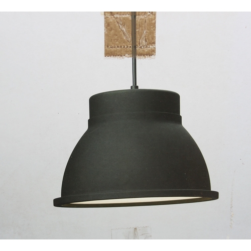 240 - Thomas Bernstrand for Muuto, a large pendant studio lamp in original box, grey