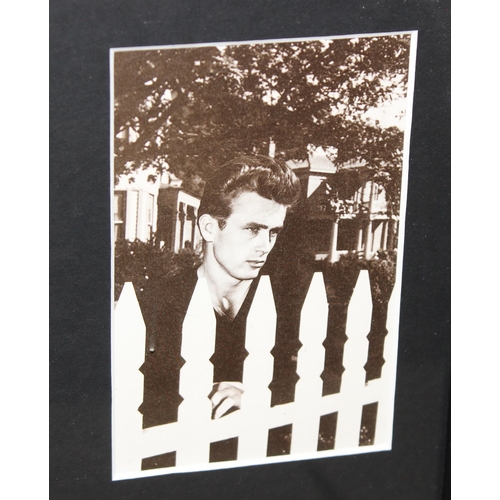 405 - James Dean 'Rebel' framed limited edition photo set, numbered 1/100