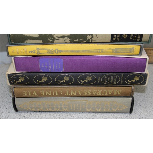 508 - 10 assorted Folio Society books, 8 with slip cases