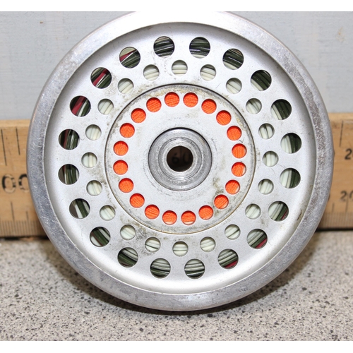 721 - Hardy Bros Marquis 8/9 weight fly fishing reel, with spare spool, original instruction leaflet & Har... 