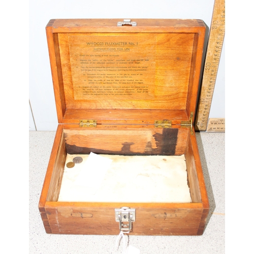 1809 - Qty of assorted interesting misc items to inc brass fly box etc