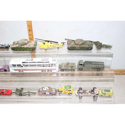 1524 - Qty of assorted vintage diecast toys to inc Dinky