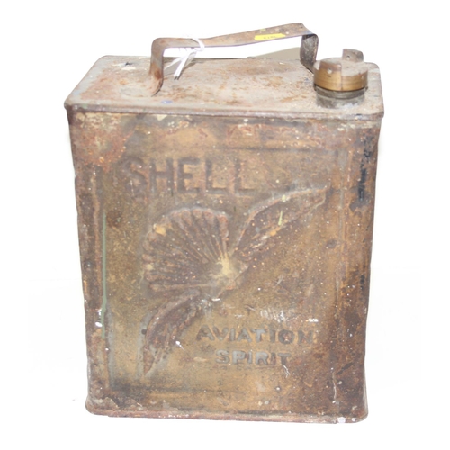 705 - Vintage Shell fuel can