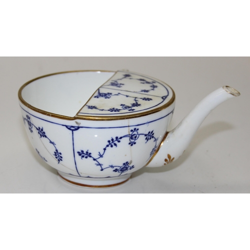 1649C - Qty of antique and later ceramics to inc an early 19th century porcelain teapot, a Minton cup, sauce... 