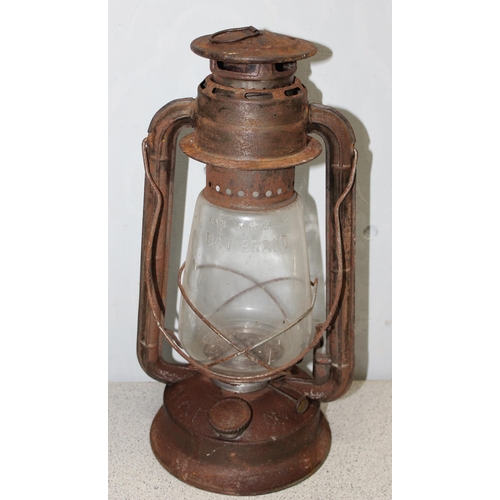 1820 - L&G 1960's fire extinguisher & vintage German  hurricane lamp