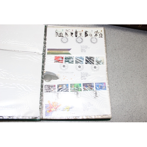 510 - 3 stamp albums etc, mainly first day cover stamps