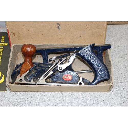 809 - Boxed Woden W78 woodworking plane