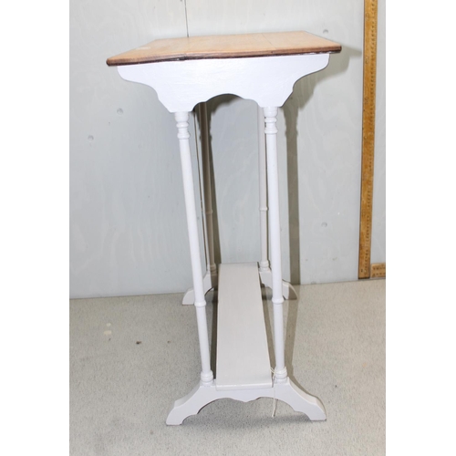 122 - Small painted side/hall table, approx width 53cm