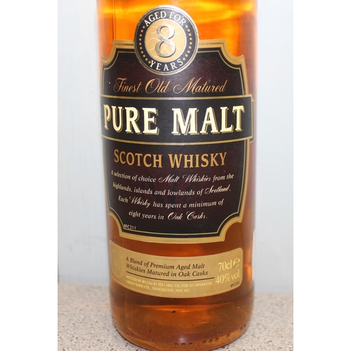 1666 - Pure malt scotch 8 year old whisky 70cl 40% vol