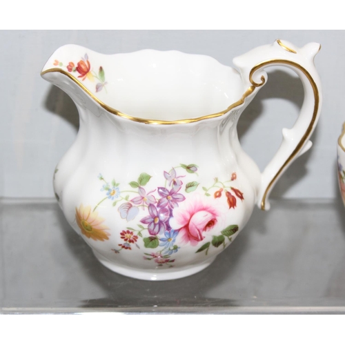 1672 - Royal Crown Derby part coffee set in the 'Derby Posies' pattern