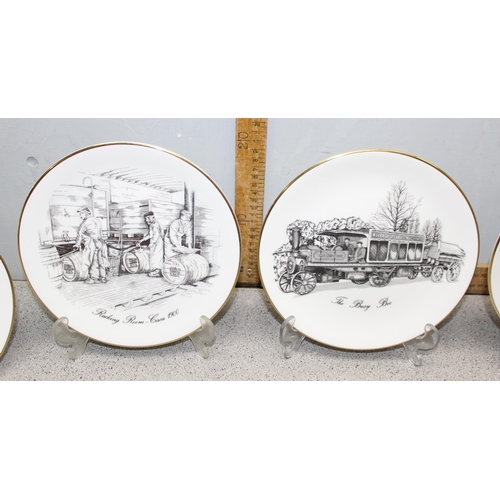 1844 - 8 Royal Grafton advertising plates for Brakespear brewery