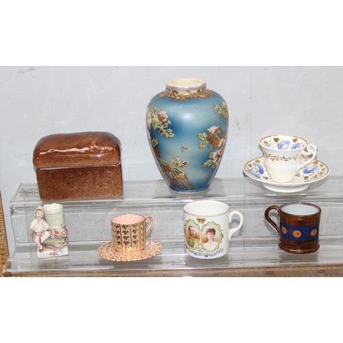 1865 - Qty of assorted antique and later ceramics etc to inc Copeland, Spode, Satsuma, Carltonware etc