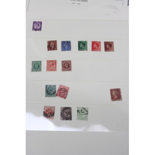 539 - Qty of Victorian and older stamps on leaves