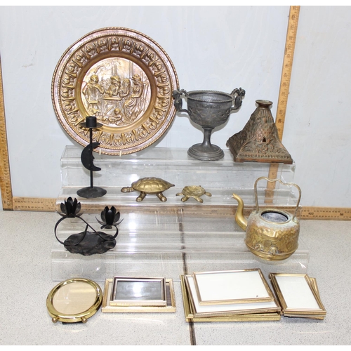 1868 - Qty of assorted mixed metalware and other items