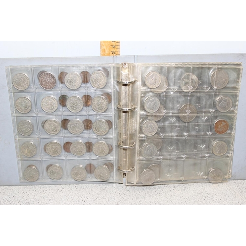 1217 - Qty of assorted coins etc, British and world coins, some in folder, approx 3.8kg gross