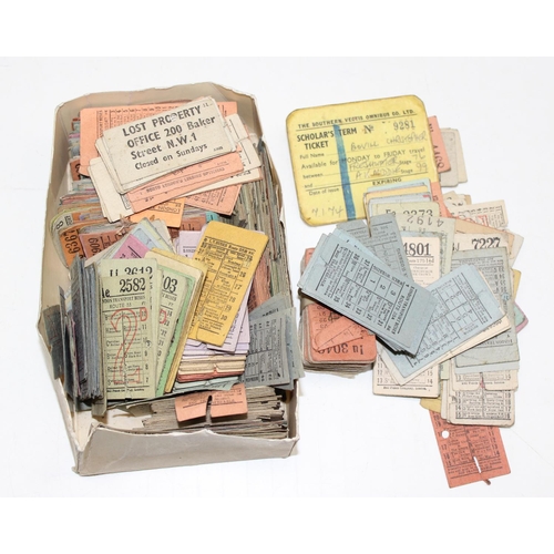 540 - Qty of assorted vintage tickets, mainly London Transport bus tickets