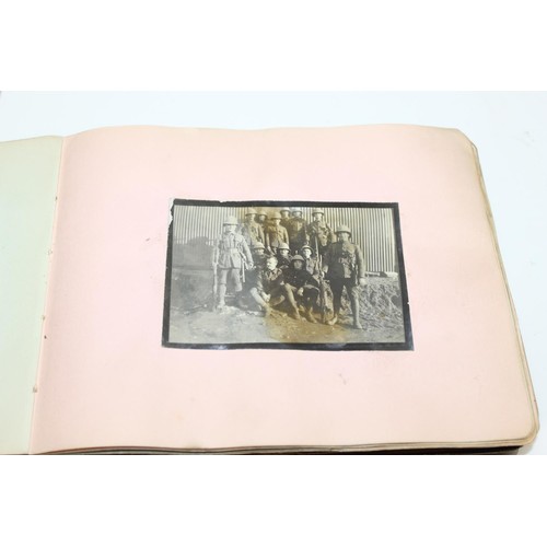 1426 - A WW1 period photograph album containing a large qty of interesting pictures of India with annotatio... 