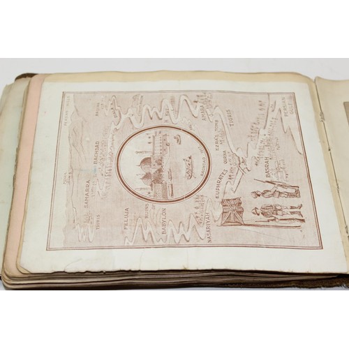 1426 - A WW1 period photograph album containing a large qty of interesting pictures of India with annotatio... 