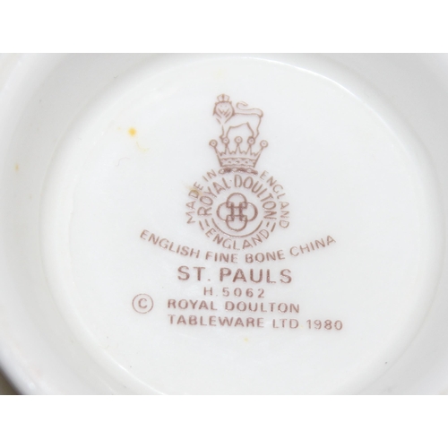 1815 - Royal Doulton part tea and coffee set in the 'St Pauls' pattern