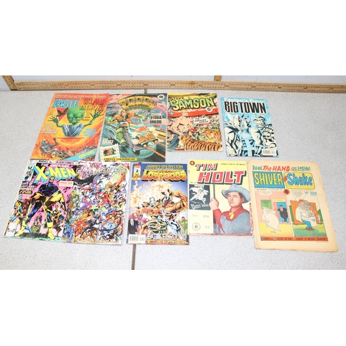 529 - Qty of vintage comics to include Beano & Viz