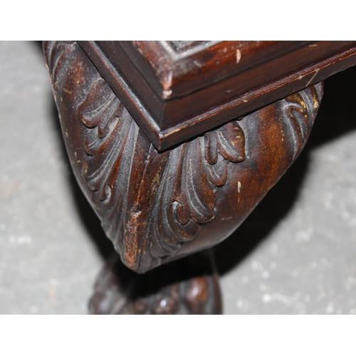 1 - A 19th century mahogany floor standing collector's cabinet with 2 banks of 25 slim drawers standing ... 