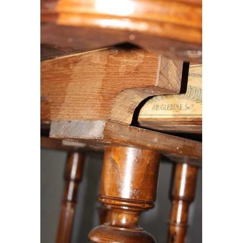 10 - A small late 19th century or early 20th century French extending walnut dining table with impressive... 