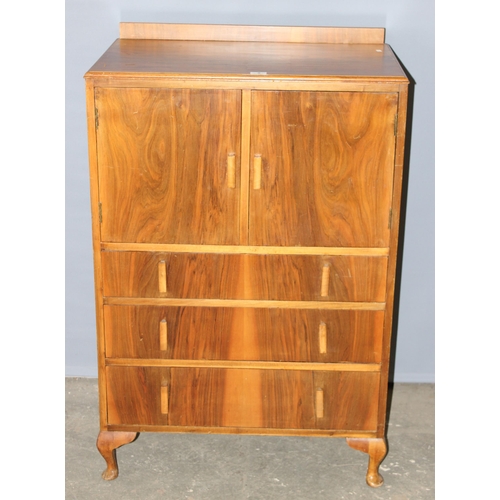 5 - An early 20th century 3 drawer chest with cabinet top, approx 76cm wide