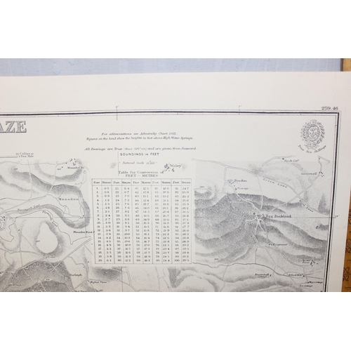 1400 - A complete set (not checked) of Admiralty charts covering the whole of the British Isles, divided in... 