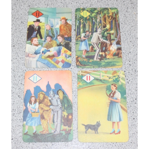 1502 - A rare complete set of 1940 Castell brothers Wizard of Oz playing cards, 44 cards plus instruction s... 