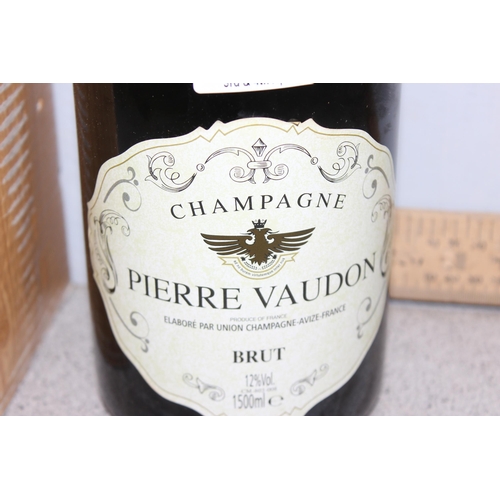 1602 - A Magnum of Pierre Vaudon champagne in display box, 1.5l