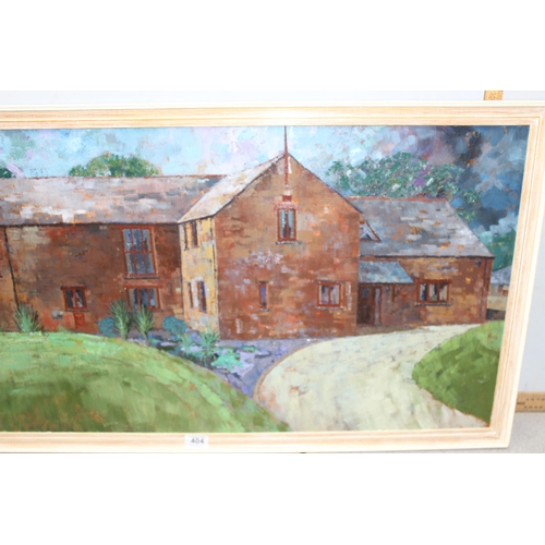 404 - David Treacher (Cornish XX, XXI), Original oil on board painting entitled 