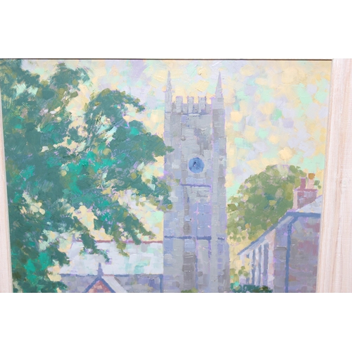 405 - David Treacher (Cornish XX, XXI), Original oil on board painting entitled 