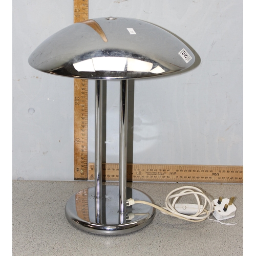 247 - Chrome table lamp in the style of Bauhaus Mushroom for George Kovacs