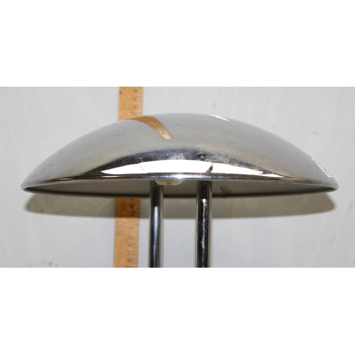 247 - Chrome table lamp in the style of Bauhaus Mushroom for George Kovacs