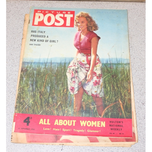 551 - Qty of 1950's vintage magazines to include illustrated 1953 Marilyn Munroe edition