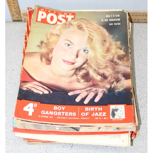 551 - Qty of 1950's vintage magazines to include illustrated 1953 Marilyn Munroe edition