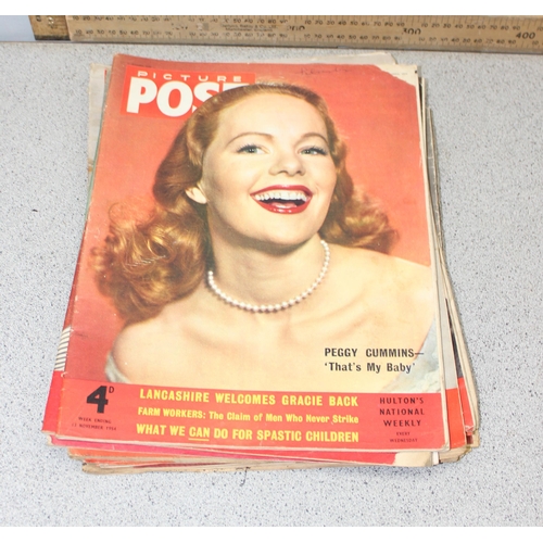 551 - Qty of 1950's vintage magazines to include illustrated 1953 Marilyn Munroe edition