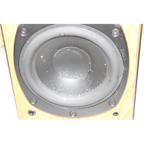 809 - A pair of Tannoy M1 bookshelf speakers in Cherry