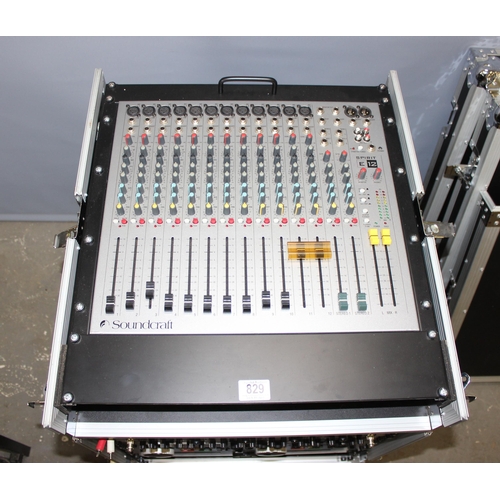 829 - A Soundcraft Spirit E12 mixer deck, a Numark CDN22 Mk III,  Chord Qu4 Quad Uhf Wireless System, Behr... 