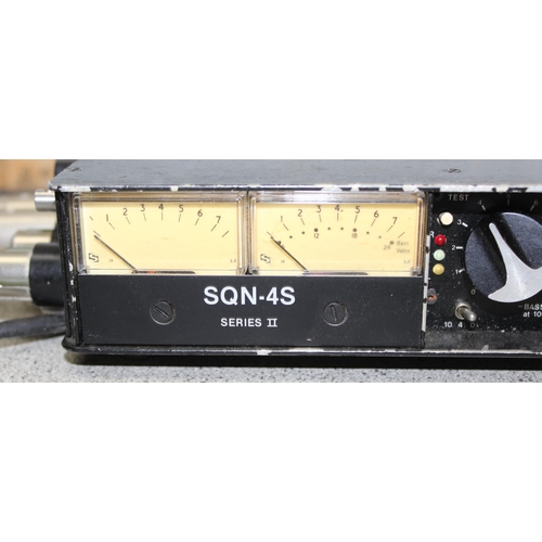 835 - SQN-4S series ll portable broadcast audio mixer & associated electronics