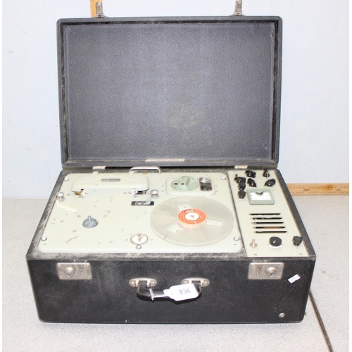 Vortexion WVB reel to reel tape recorder in case