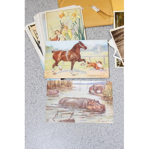 557 - Qty of vintage stamps and postcards mostly WW2 dated