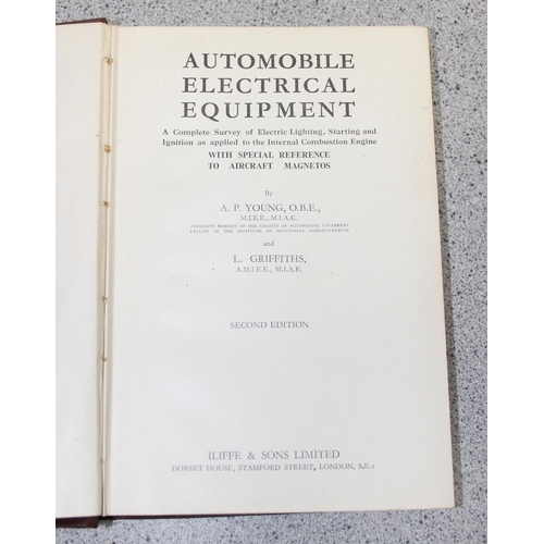 757 - Morris Oxford operation manual and an Automobile electrical equipment manual