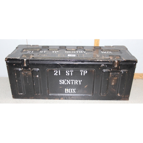 1402 - 3 vintage military ammo boxes